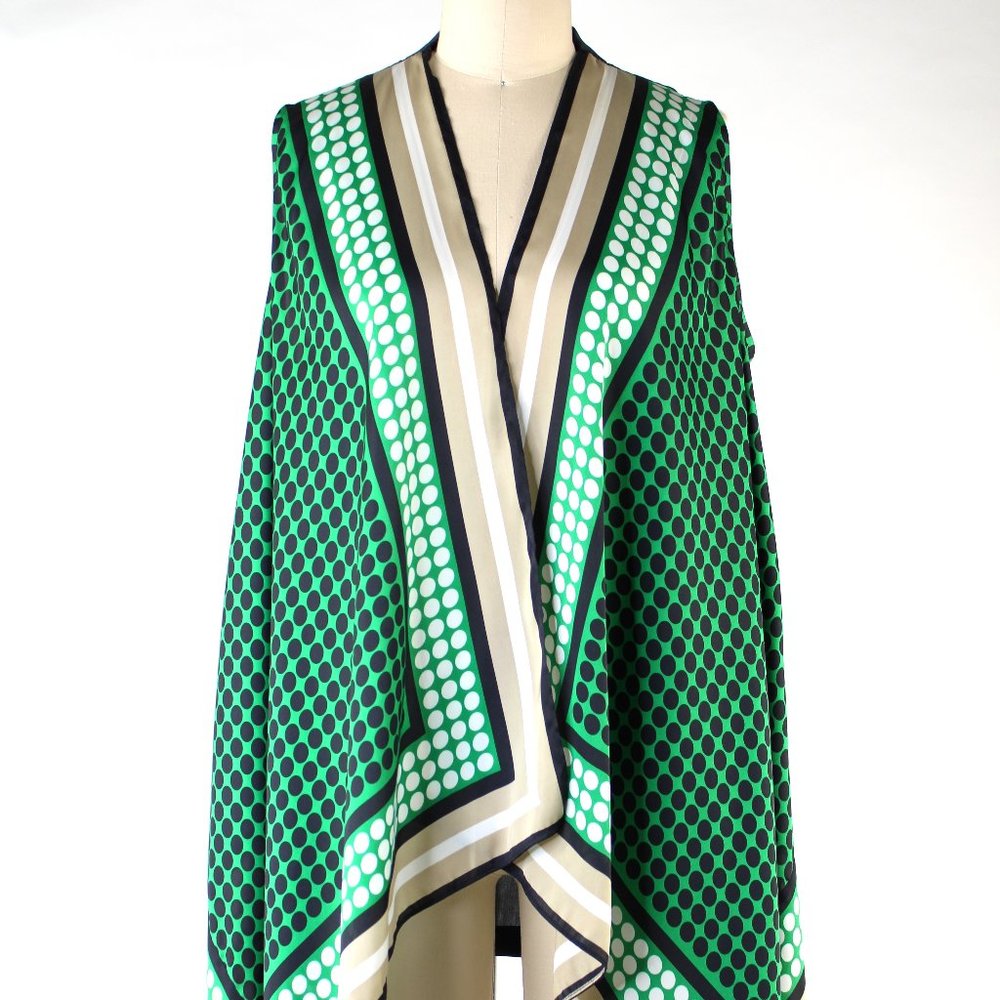 MK Long Elegant Polka Dots Vest